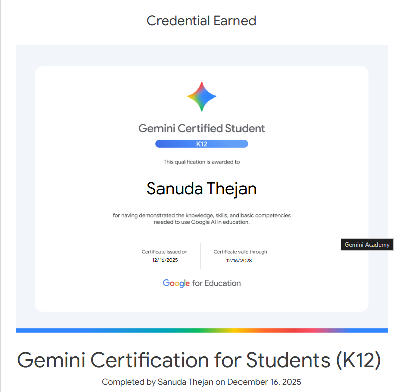 Gemini AI Certification